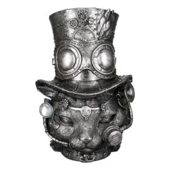 Gilde 89350 Steampunk Figur Tom-Cat Katze Mit Hut Ca. 22cm Dekoration -Beliebter Spielzeugladen 89350 6 9