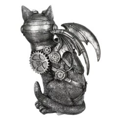 Gilde 89352 Steampunk Figur Flug Katze Mit Flügeln Ca. 24cm Dekoration -Beliebter Spielzeugladen 89352 3 1