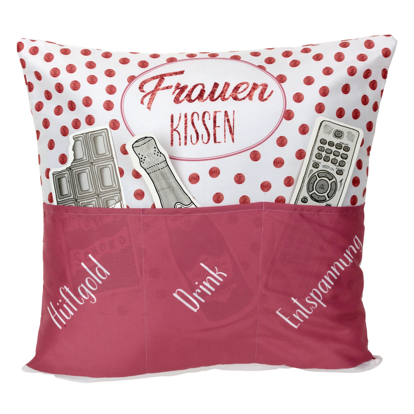 Hergo Sofahelden Kissen Mit Taschen 43x43cm - Frauenkissen 8975 3 Hergo Sofahelden Kissen Mit Taschen 43x43cm - Frauenkissen 8975