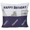 Hergo Sofahelden Kissen Mit Taschen 43x43cm - Happy Birthday Blau 8977 -Beliebter Spielzeugladen 8977 klein