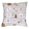 Hergo Sofahelden Adventskalender Kissen Mit Taschen 40x40cm - Rosa 8993
