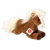 Teddy Hermann 90259 Pferd Hellbraun Liegend Ca. 30cm Plüsch Kuscheltier -Beliebter Spielzeugladen 90259 1 Pferd