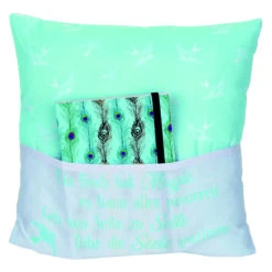 Hergo Sofahelden Kissen Mit Taschen 43x43cm - Lesekissen - Magie 9029