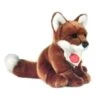 Teddy Hermann 90321 Fuchs Plüsch Sitzend Rotbraun Kuscheltier Ca. 20cm -Beliebter Spielzeugladen 90321