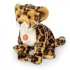 Teddy Hermann 90472 Leopard Sitzend Ca. 27cm Plüsch Kuscheltier -Beliebter Spielzeugladen 90472