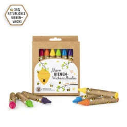 Trendhaus 956941 Meine Bienenfreunde Bienen-Wachsmalkreiden Bienenwachs 6 Stifte