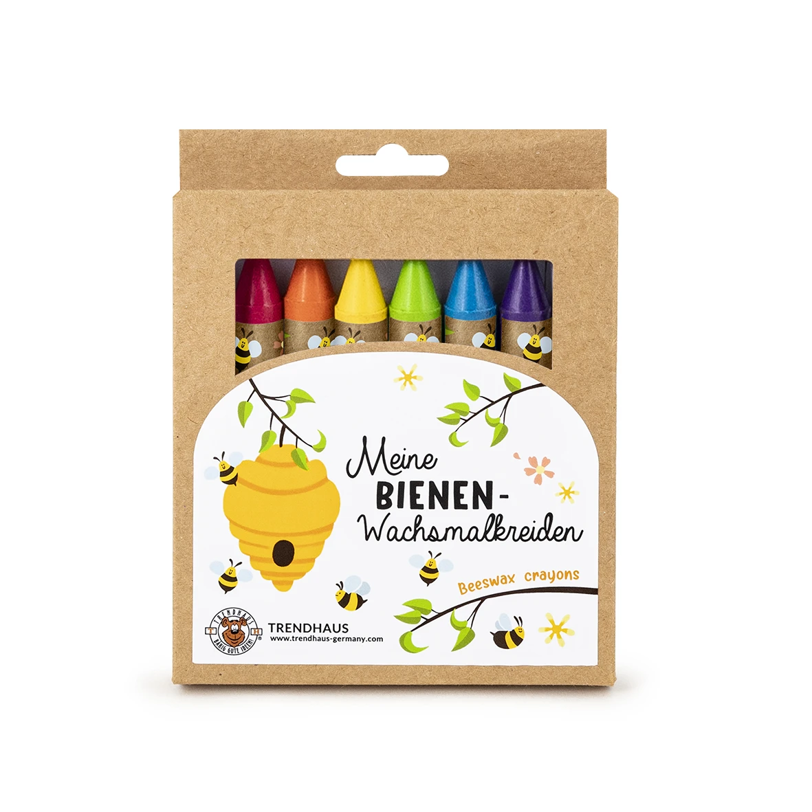Trendhaus 956941 Meine Bienenfreunde Bienen-Wachsmalkreiden Bienenwachs 6 Stifte 4 Trendhaus 956941 Meine Bienenfreunde Bienen-Wachsmalkreiden Bienenwachs 6 Stifte – Bild 2