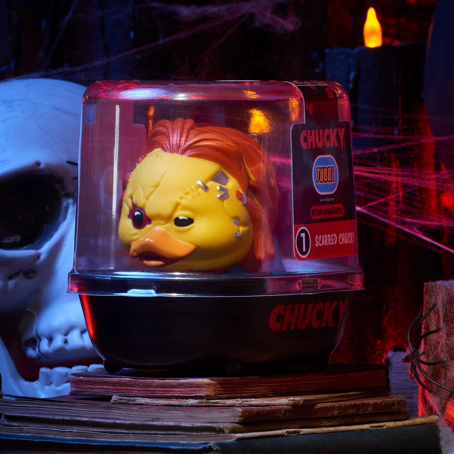 Badeente Numskull TUBBZ Cosplaying Duck - Chucky - Scarred Chucky 3 Badeente Numskull TUBBZ Cosplaying Duck - Chucky - Scarred Chucky