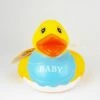 Gummiente Badeente Mit Quietsche - Baby Junge Hellblau -Beliebter Spielzeugladen Gummiente Badeente mit Quietsche Baby Junge hellblau