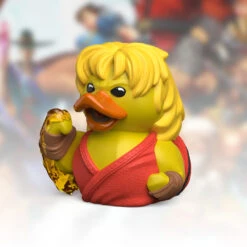 Badeente Numskull TUBBZ Cosplaying Duck - Street Fighter - Ken -Beliebter Spielzeugladen Ken