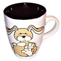 Nici 22036 Tasse Hase Puschel Beige Porzellan Spring Frühling Rabbit 11cm Ø8,5cm -Beliebter Spielzeugladen N22036 bearbeitet