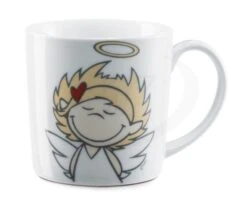 Nici 28311 Tasse Engel Engelchen Porzellan Ca 8cm Devil & Angel Kaffeetasse -Beliebter Spielzeugladen N28311