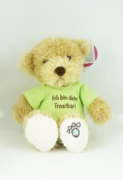 Schaffer 2180 Teddy Luca Mit T-Shirt "Ich Bin Dein Trostbär!" Ca 18cm Plüsch -Beliebter Spielzeugladen Schaffer 2180 Teddy Luca mit Shirt 1