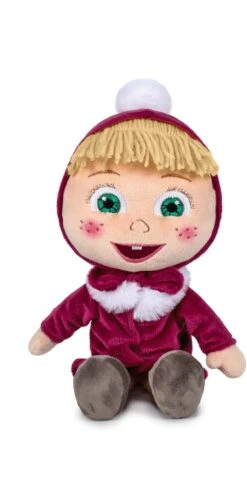 Play By Play Masha Und Der Bär Plüsch Kuscheltier - Masha Mit Mütze Ca 29cm