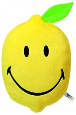 Nici 39316 Kissen Zitrone Figürlich Ca 38x27cm Plüsch Smiley World