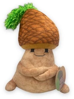 Kiefernbaum Lachend Plüsch Figur Ca. 27cm Mit Kiefernzweig Kuscheltier